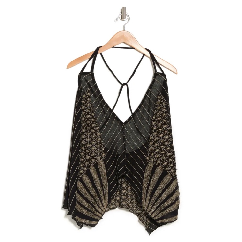 Free People Afternoon Backless Cotton Camisole Size Small - Picture 3 of 13